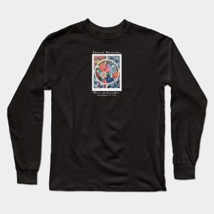 Flower art deco pattern variations 11, Édouard Bénédictus Long Sleeve T-Shirt